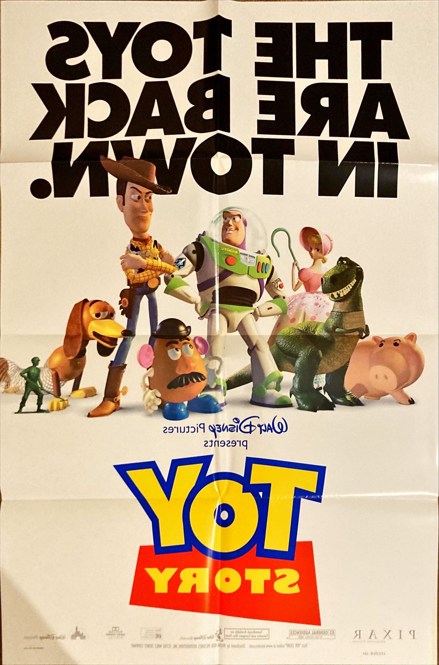 Toy Story, DS 1sh 1995 Disney & Pixar