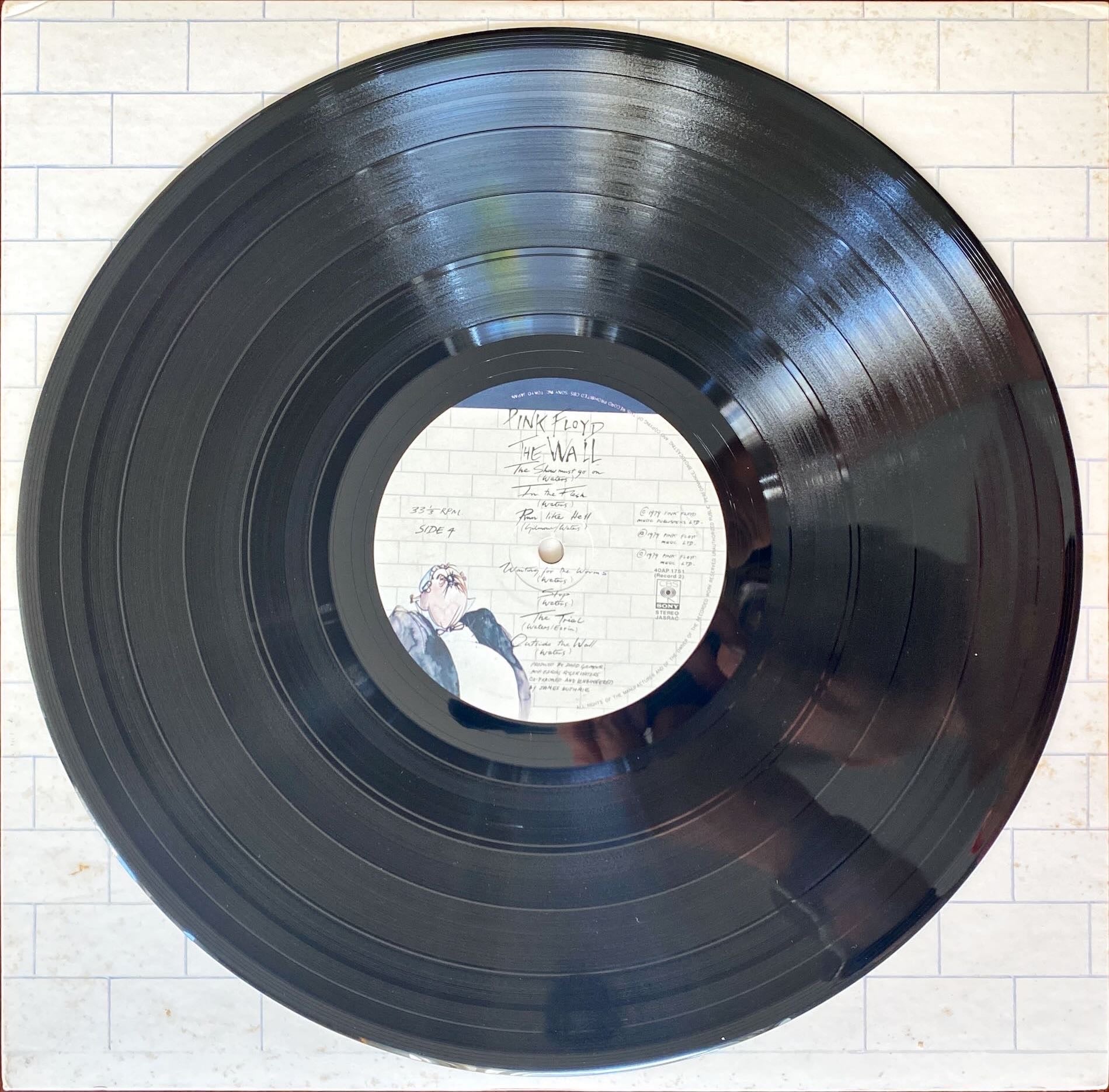 Pink Floyd - The Wall (1982) Vinyl Record / LP - JAP