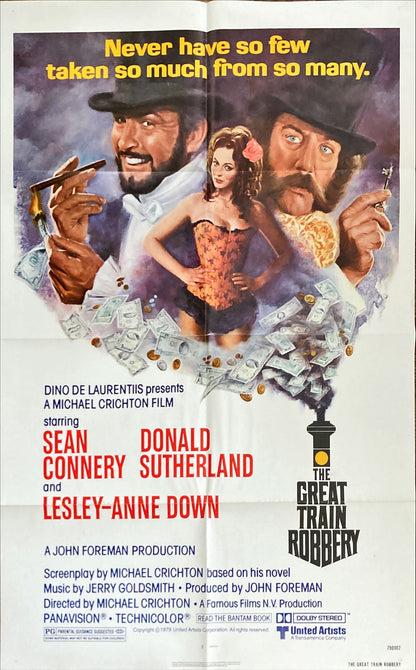Great Train Robbery (1979) One Sheet Movie Poster