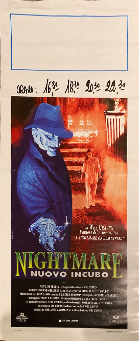 New Nightmare (1995) Original Locandina Movie Poster - ITA