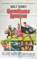Walt Disney's Swiss Family Robinson, 1sh R1975 John Mills, Walt Disney family fantasy classic