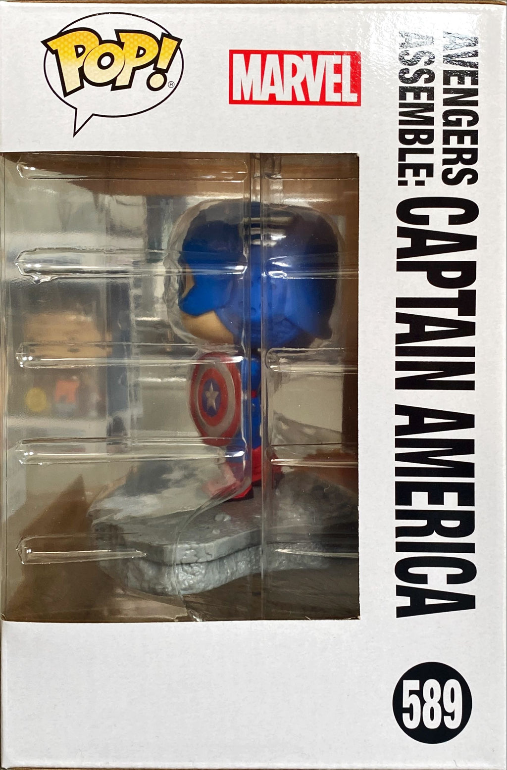 FUNKO POP! AVENGERS ASSEMBLE: CAPTAIN AMERICA #589 MARVEL AVENGERS FIGURE