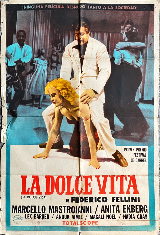 La Dolce Vita (1960) One Sheet Movie Poster - ARG