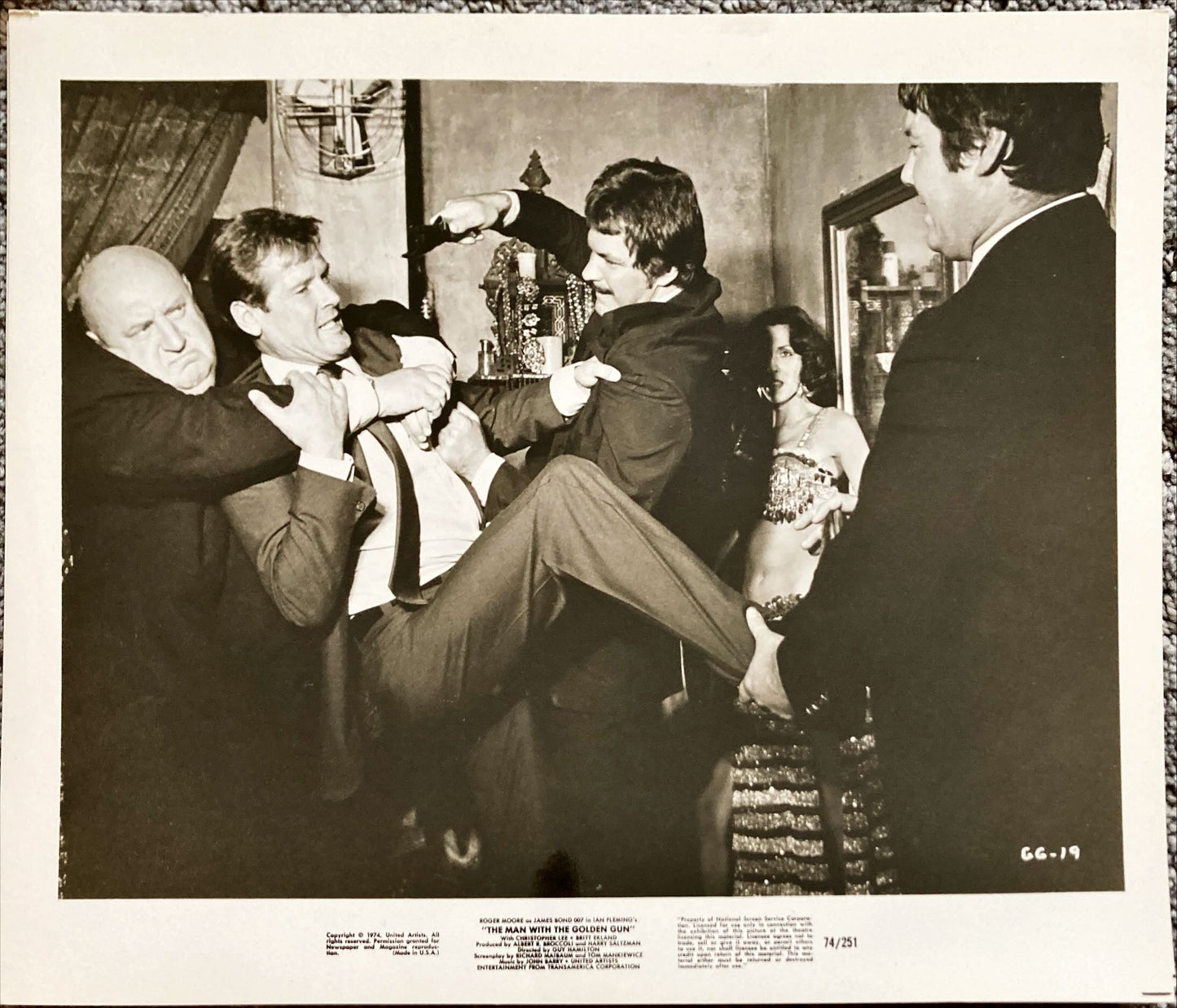 Man With the Golden Gun (1974) 3x 8x10 Movie Stills - James Bond