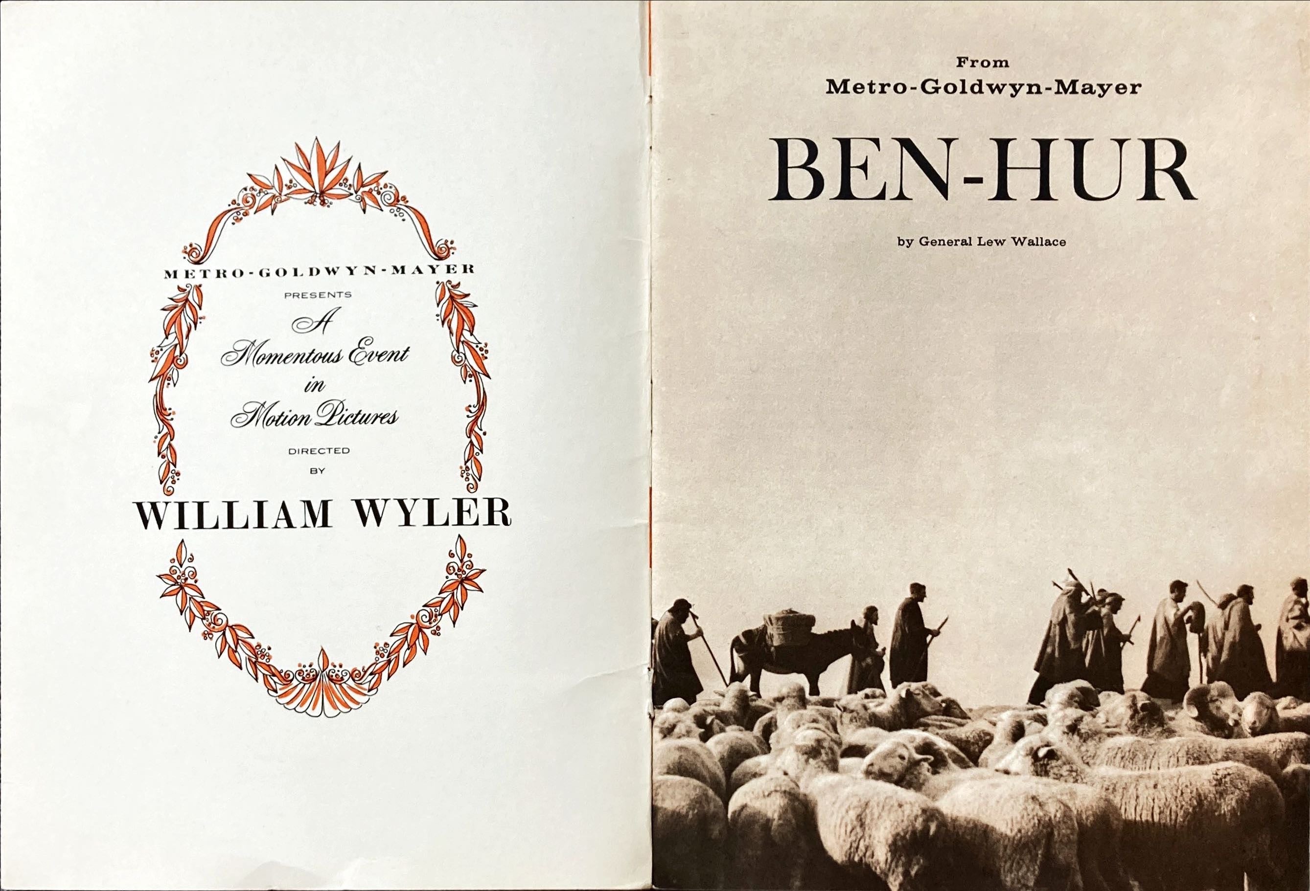 Ben Hur (1960) - Hardcover Souvenir Book