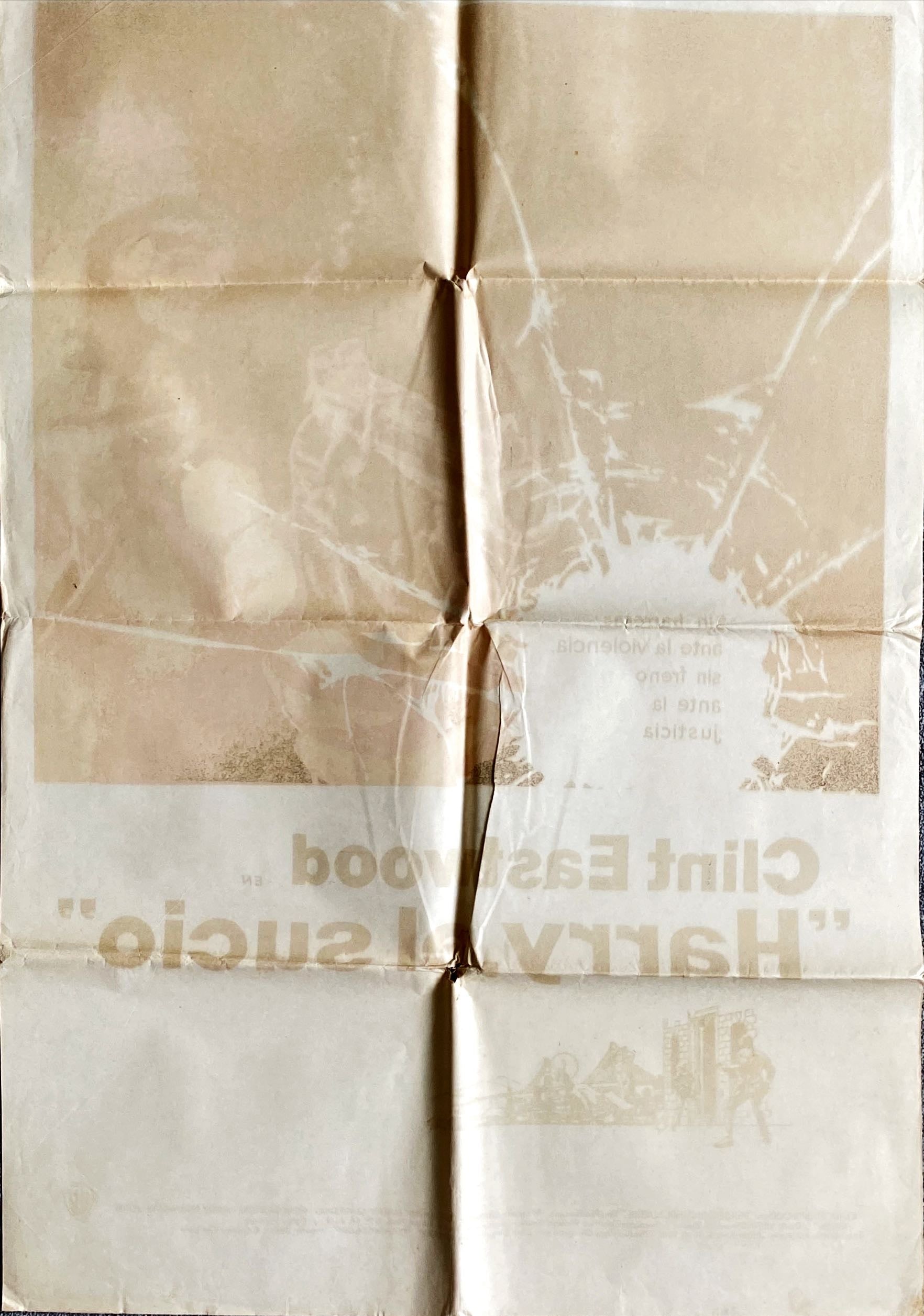 Dirty Harry (1972) One Sheet Movie Poster - ARG