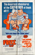 #911 FRITZ THE CAT/NINE LIVES OF FRITZ THE CAT 1sh 1975