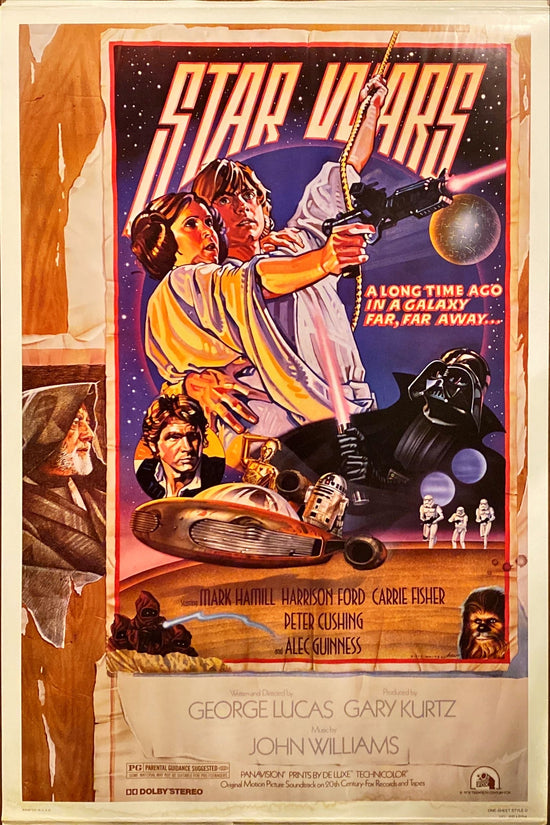 Star Wars (1977) One Sheet Movie Poster - Style D