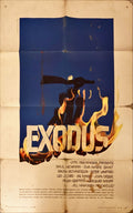 #2004 EXODUS 1sh 1961 Otto Preminger,  artwork by Saul Bass