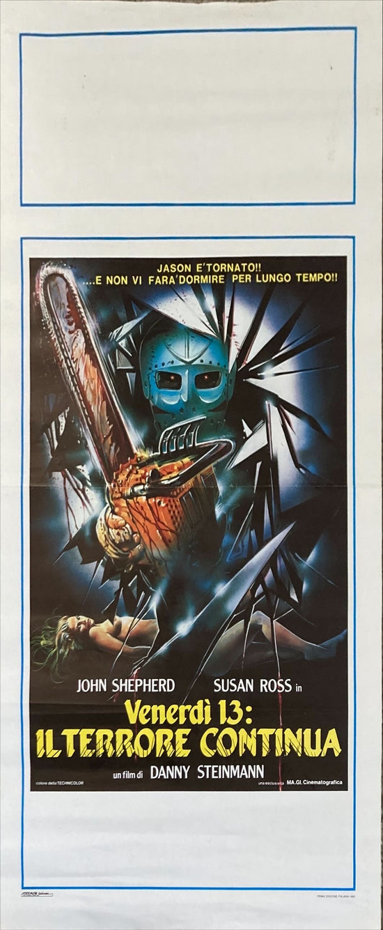 Friday the 13th Part V (1986) Original Locandina Movie Poster - ITA