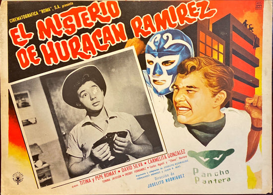 El Misterio del Huracan Ramirez Mexican Lobby Card