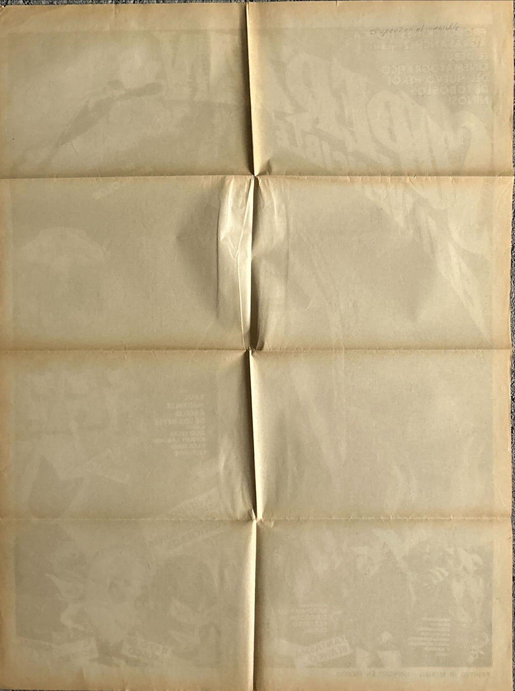 Superzan el Invencible (1971) Original Mexican Movie Poster