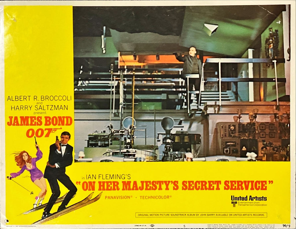 On Her Majesty's Secret Service (1969) 4x Lobby Cards