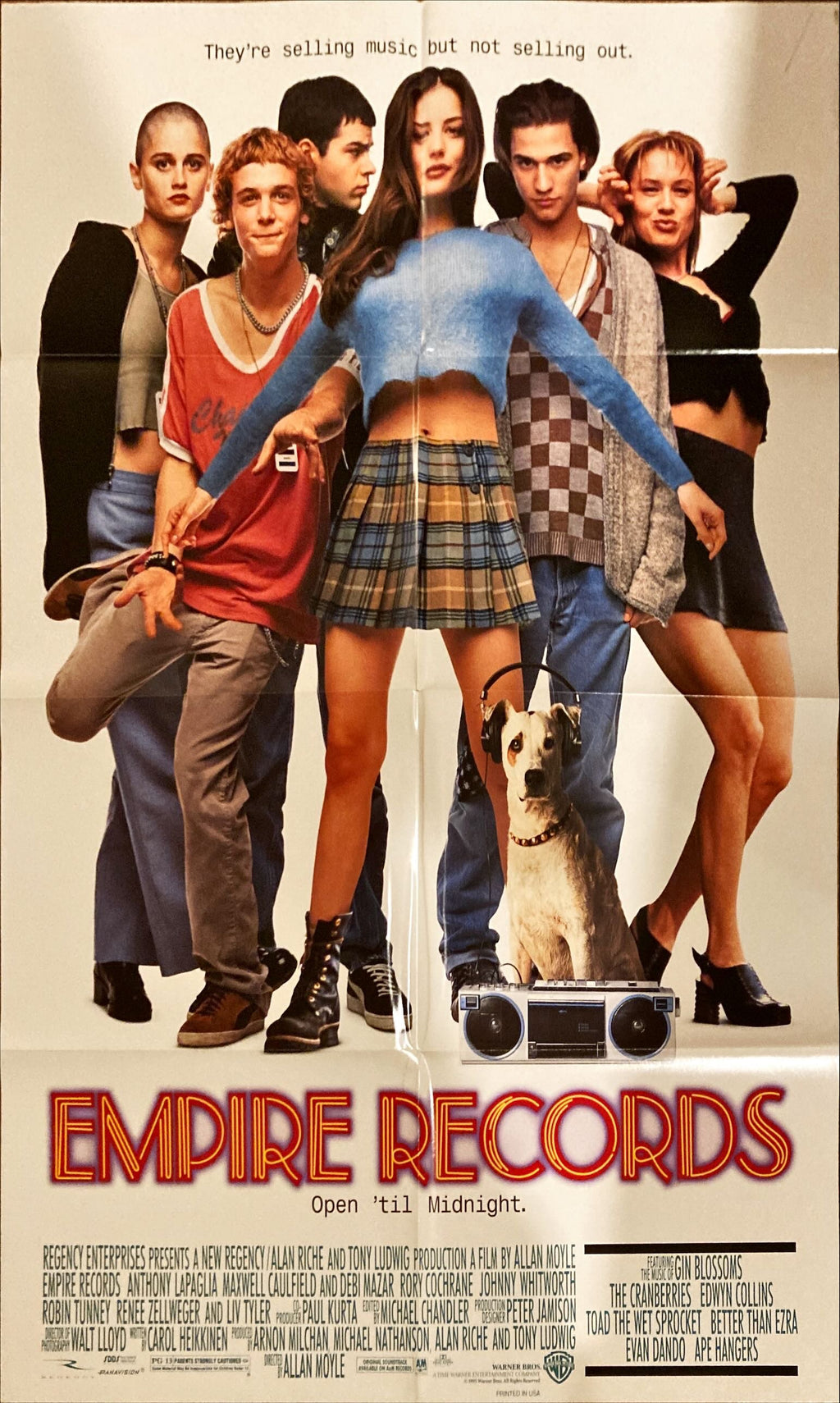 Empire Records (1995) One Sheet Movie Poster - Style A, Renee Zellweger