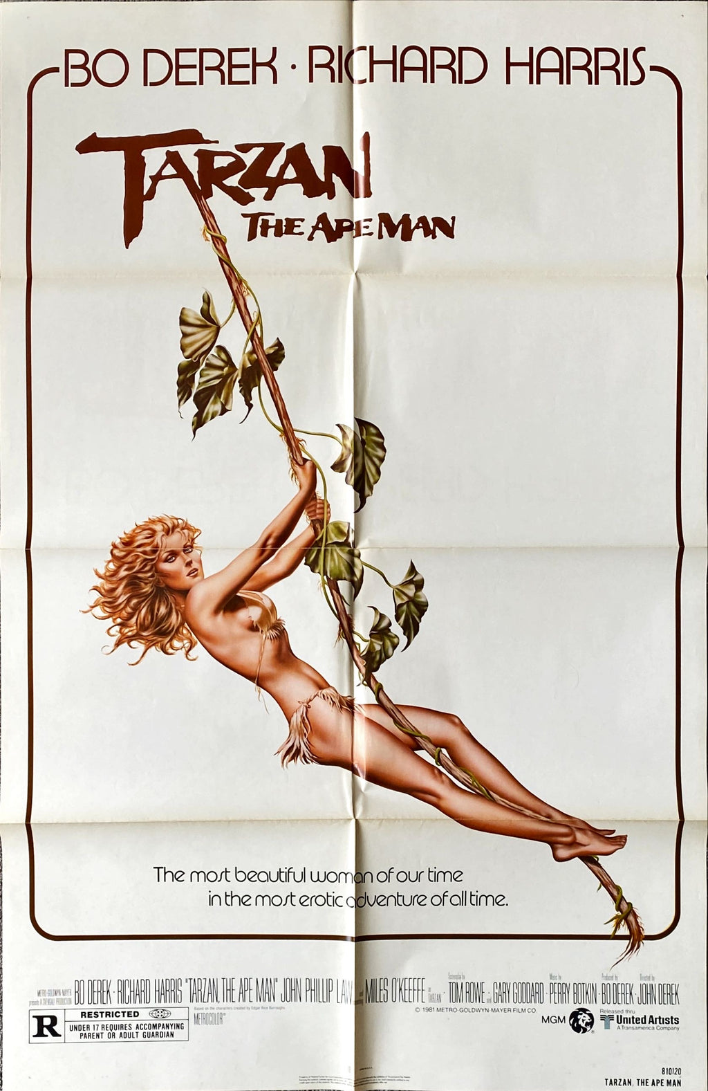 Tarzan the Ape Man (1981) One Sheet Movie Poster