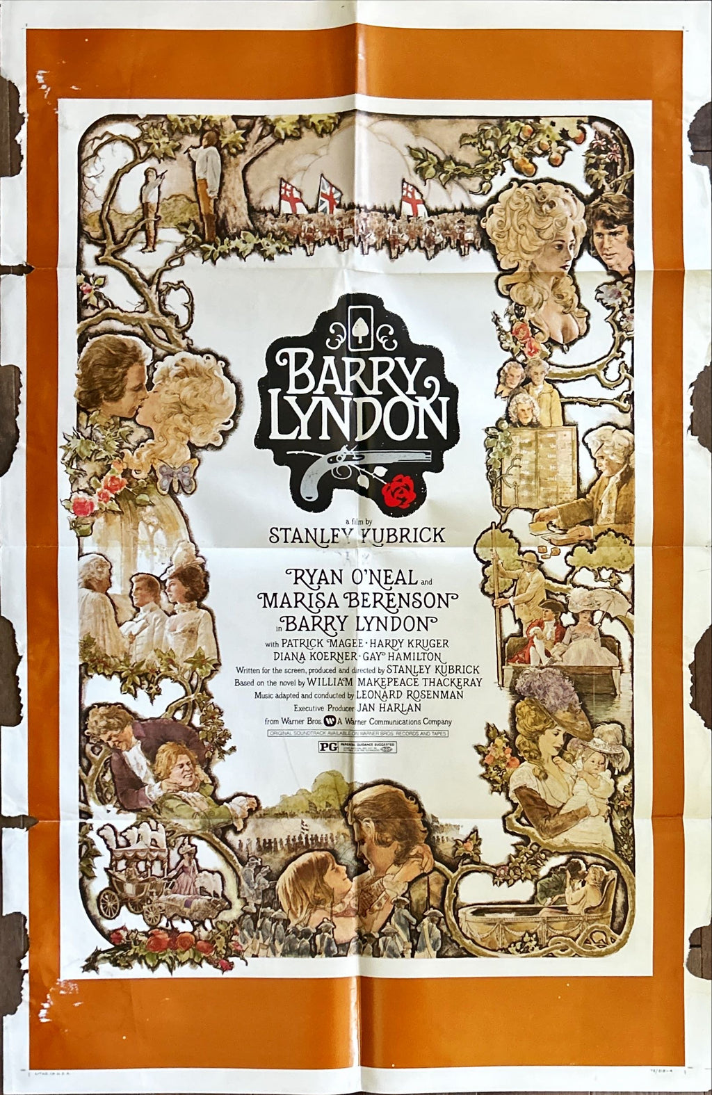 Barry Lyndon (1975) Stanley Kubrick, Ryan O'Neal, art of cast by Gehm