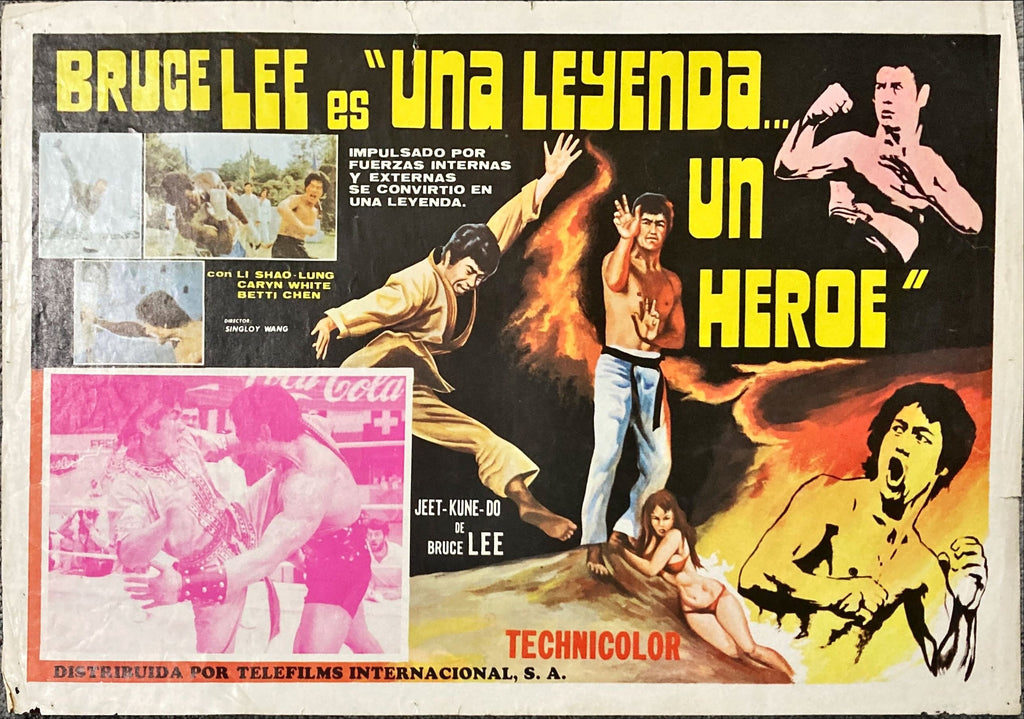 Martial Arts original spanish poster and lobby cards bundle