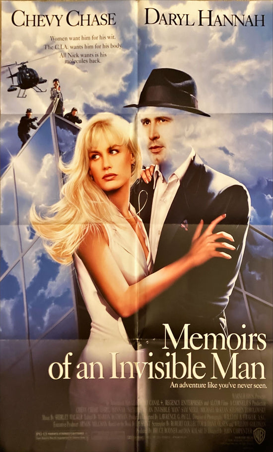 Memoirs of an Invisible Man (1992) One Sheet Movie Poster - DS