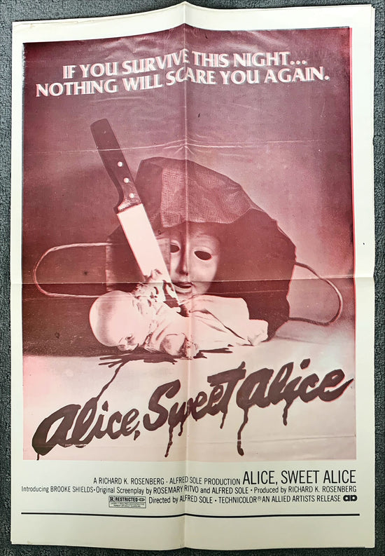 Alice Sweet Alice mini poster