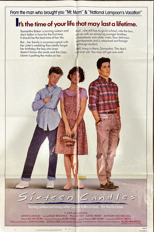 Sixteen Candles (1984) One Sheet Movie Poster