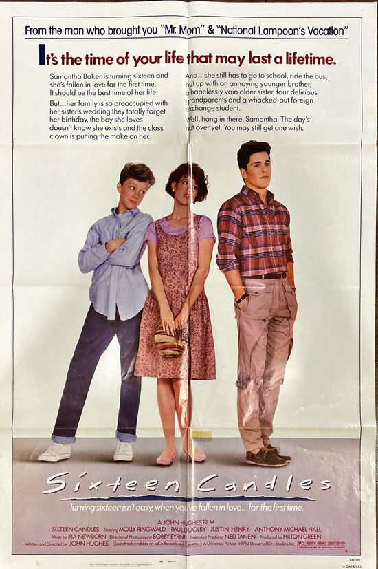 Sixteen Candles (1984) One Sheet Movie Poster