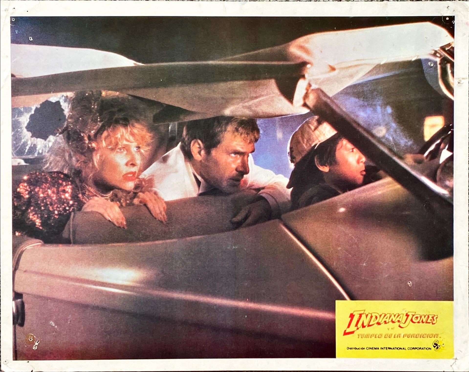 Indiana Jones and the Temple of Doom (1984) 7x Lobby Cards - MX