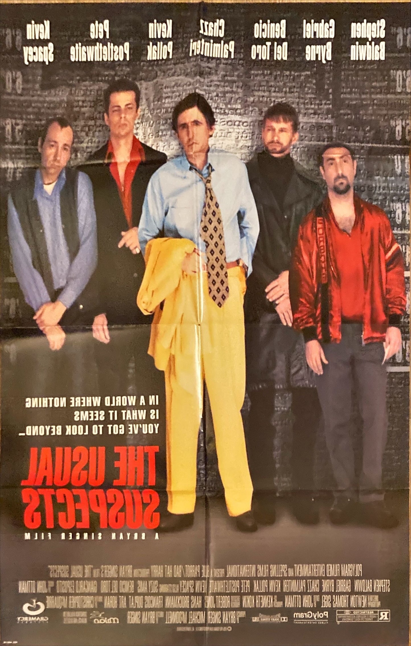 The usual Suspects (1995) One Sheet Movie Poster - Kevin Spacey