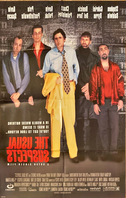 The usual Suspects (1995) One Sheet Movie Poster - Kevin Spacey