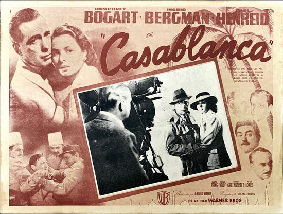 Casablanca (1942) Lobby Card - MX