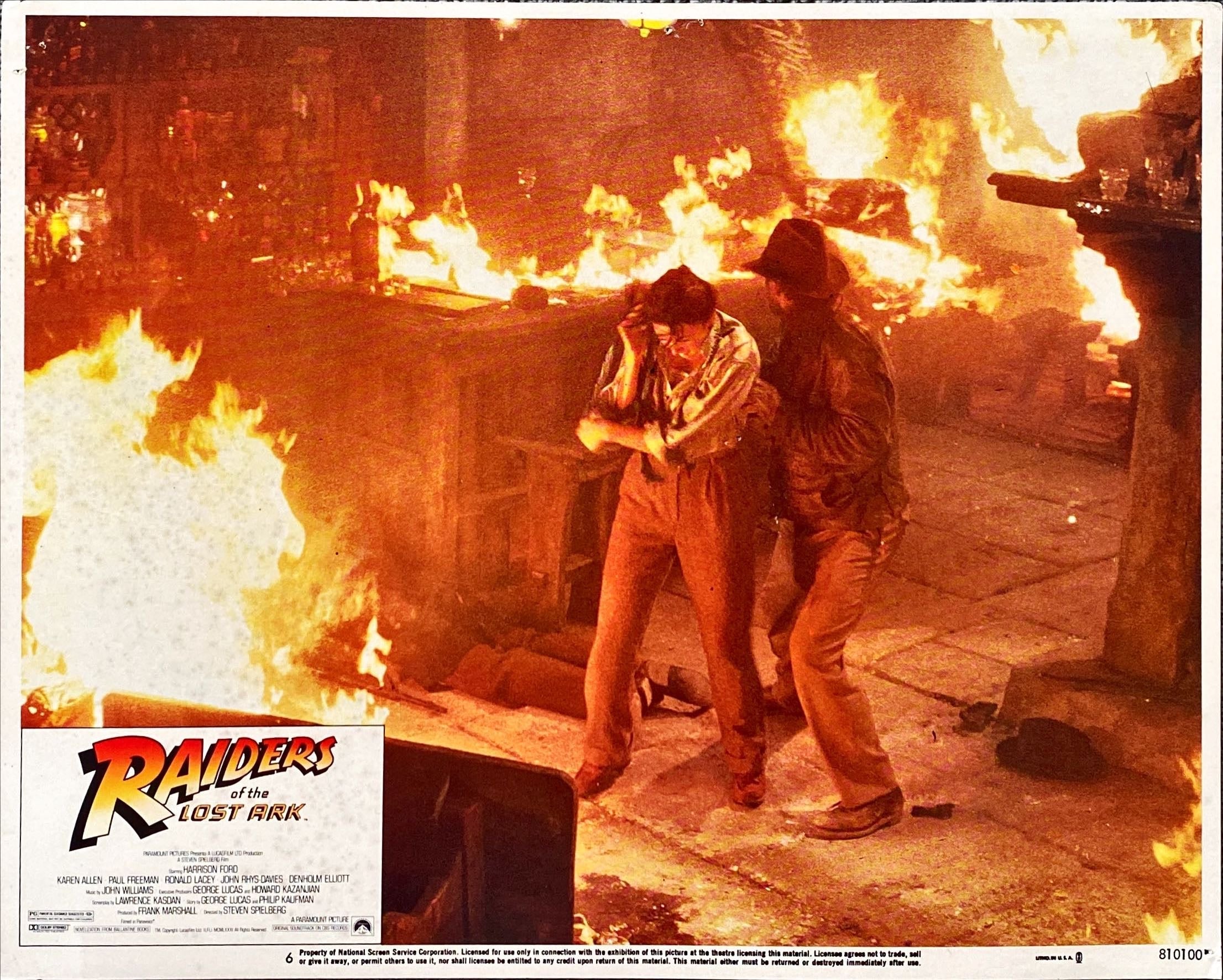 Indiana Jones Bundle, English and spanish Lobby Cards