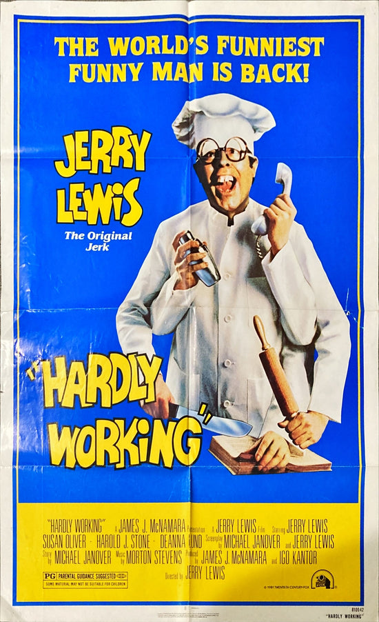 Hardly Working,  1sh 1981 Jerry Lewis