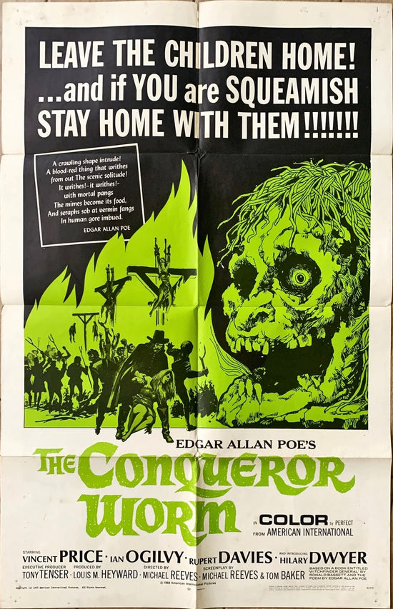 Conqueror Worm (1968) One Sheet Movie Poster