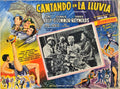 Singing in the rain Mexican lobby card