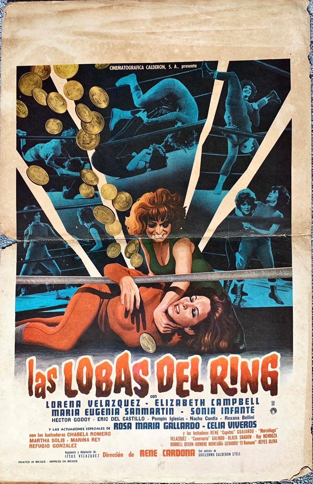 Mexican Wrestling Original Movie Lobby Cards Bundle