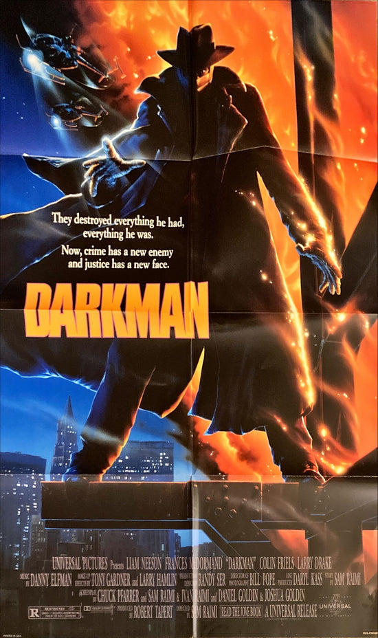 Darkman (1990) One Sheet Movie Poster - DS, Alvin art