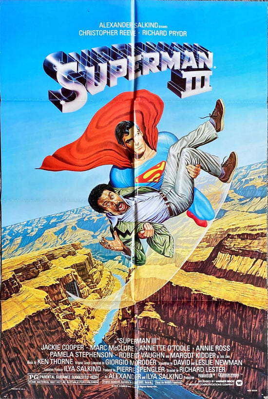 Superman III (1983) One Sheet Movie Poster - Christopher Reeve