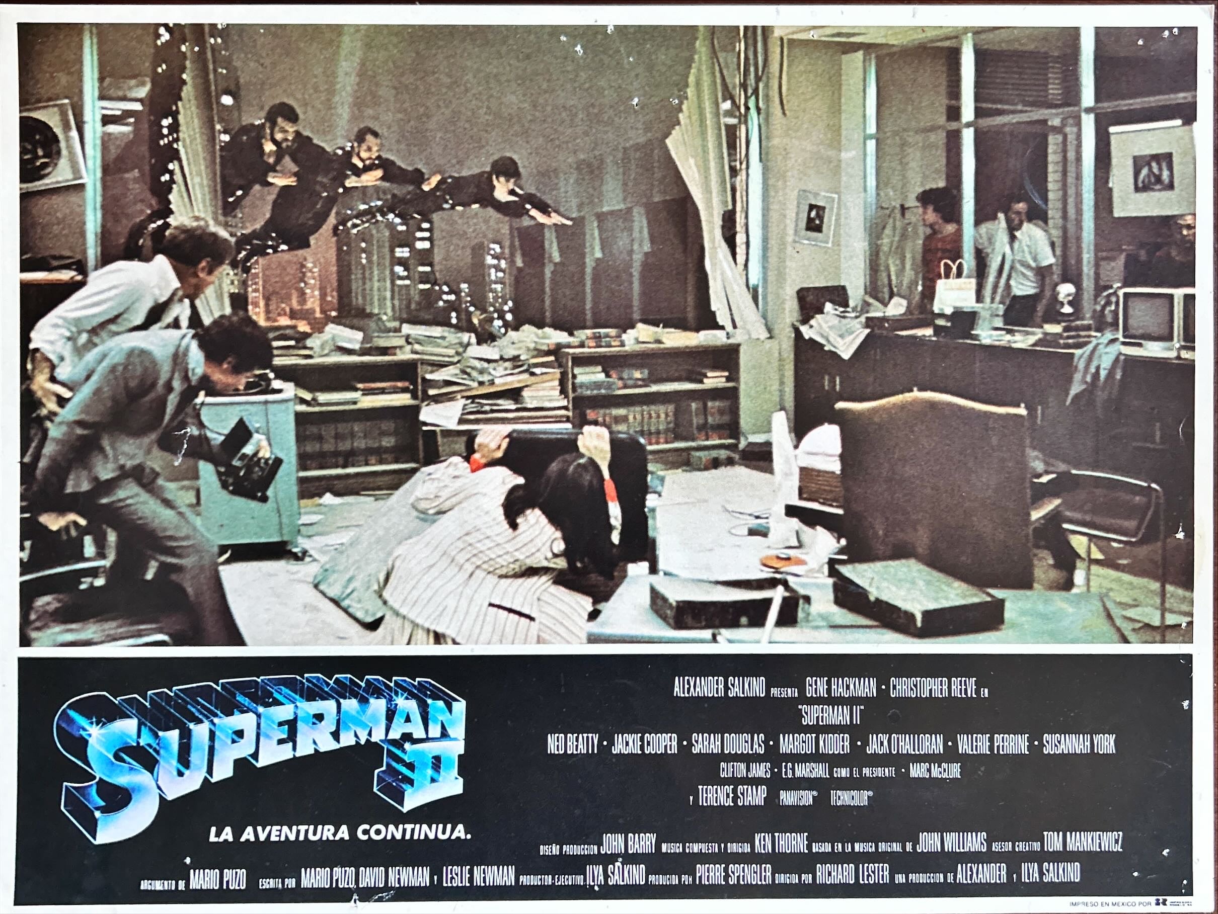 Superman II-III-IV Mexican Lobby Card-Mini Poster bundle