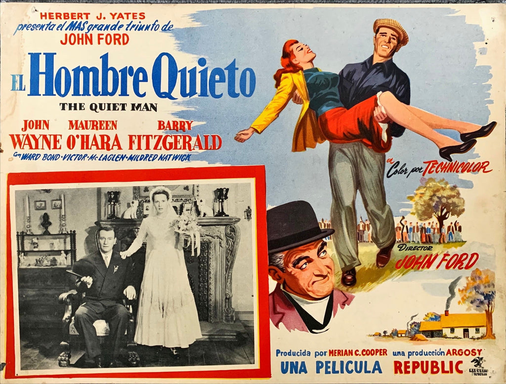 The Quiet Man (1951) 3x Lobby Cards - MX