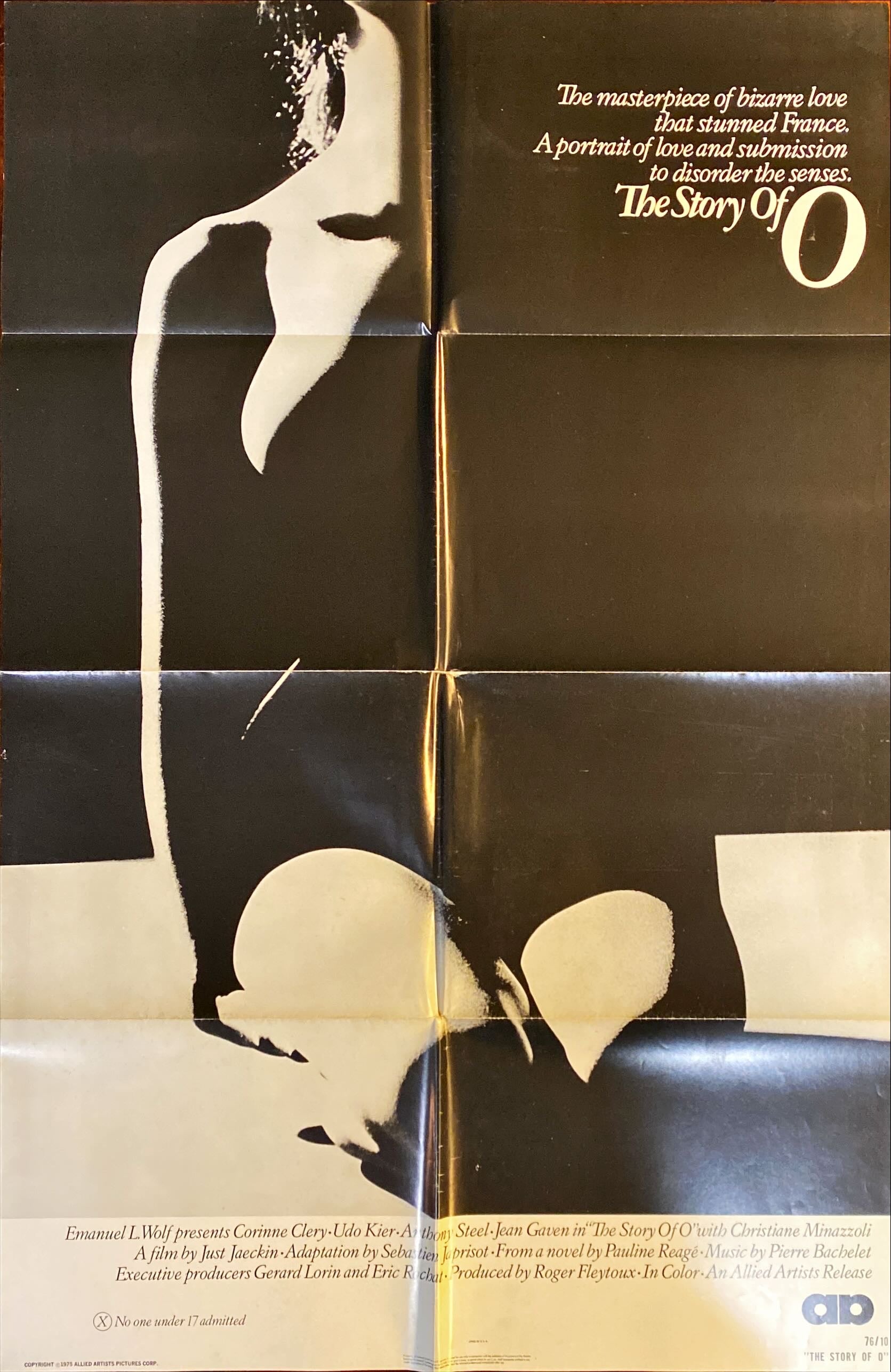 Story of O (1976) One Sheet Movie Poster - X-Rated