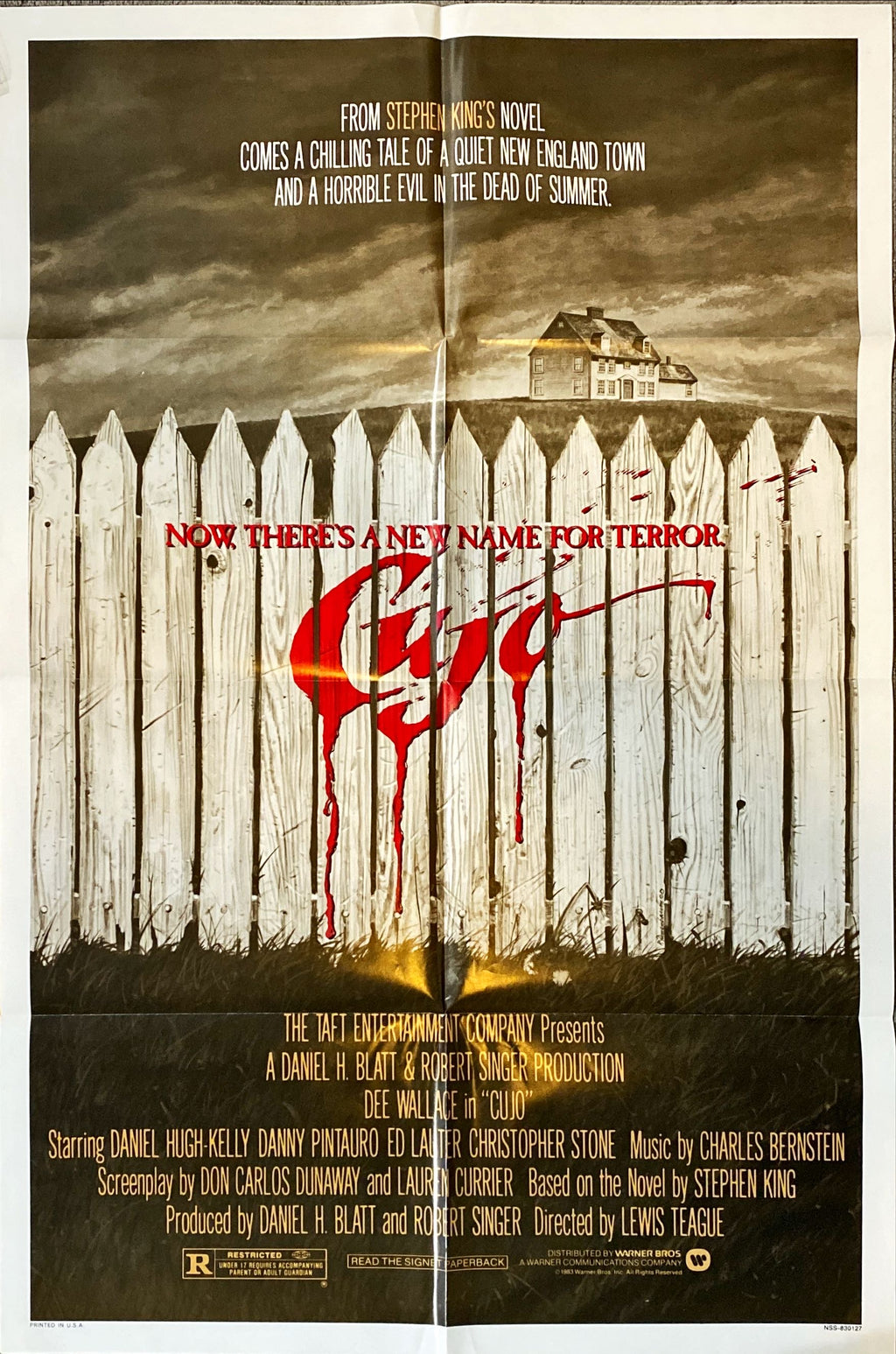 Cujo (1983) One Sheet Movie Poster - Stephen King