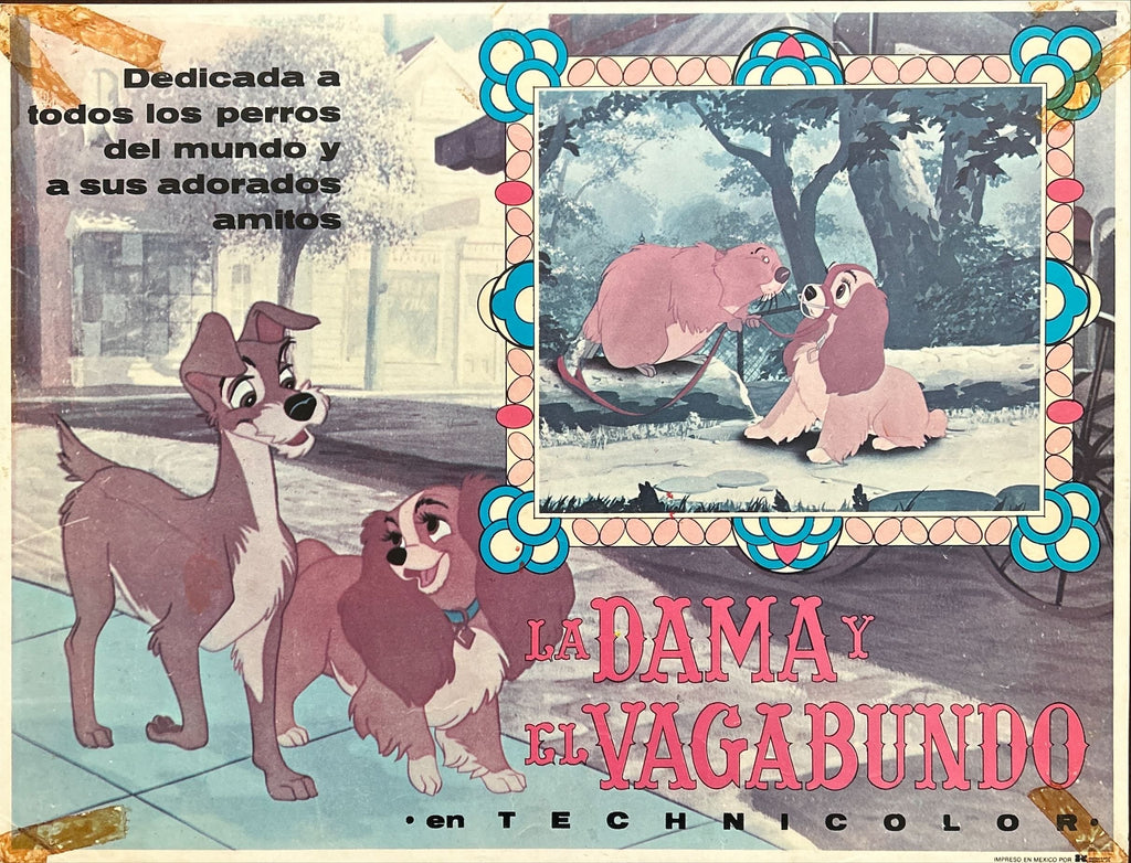 Lady & The Tramp (1955) 6x Lobby Cards - MX