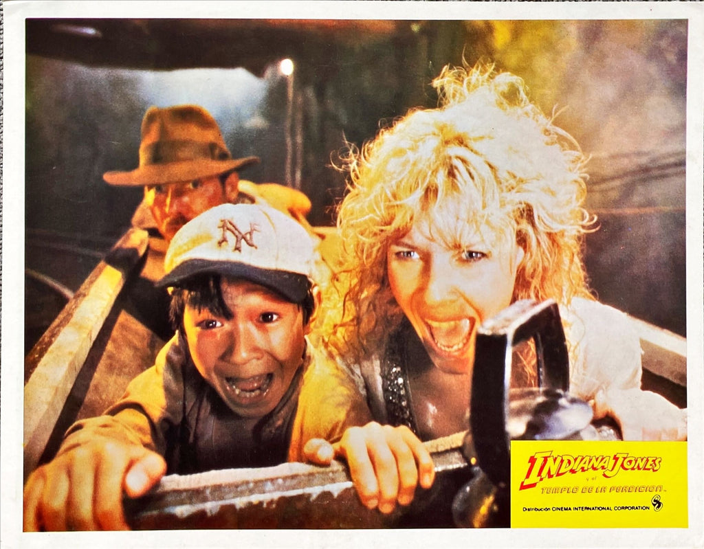 Indiana Jones and the Temple of Doom (1984) 7x Lobby Cards - MX