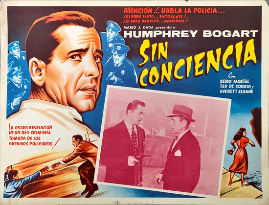 Murder, Inc. - Humphrey Bogart Mexican lobby card