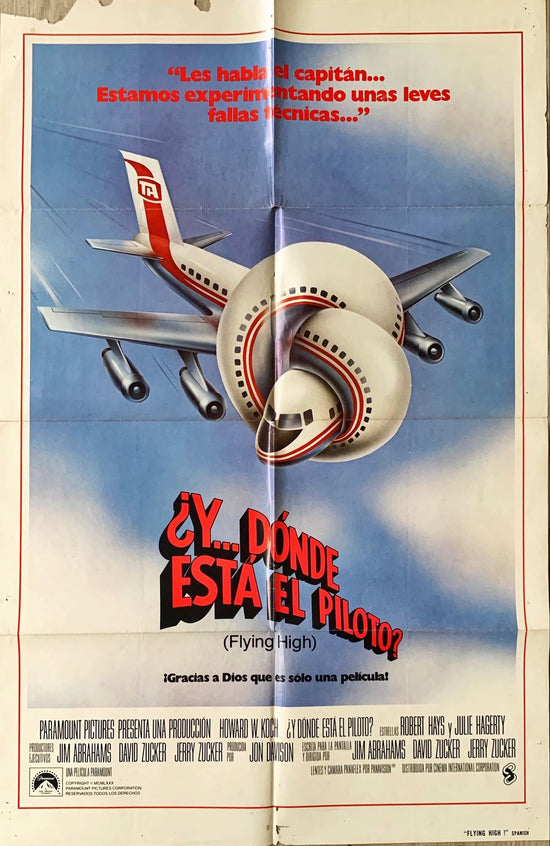 Airplane (1980) One Sheet Movie Poster - SPAN