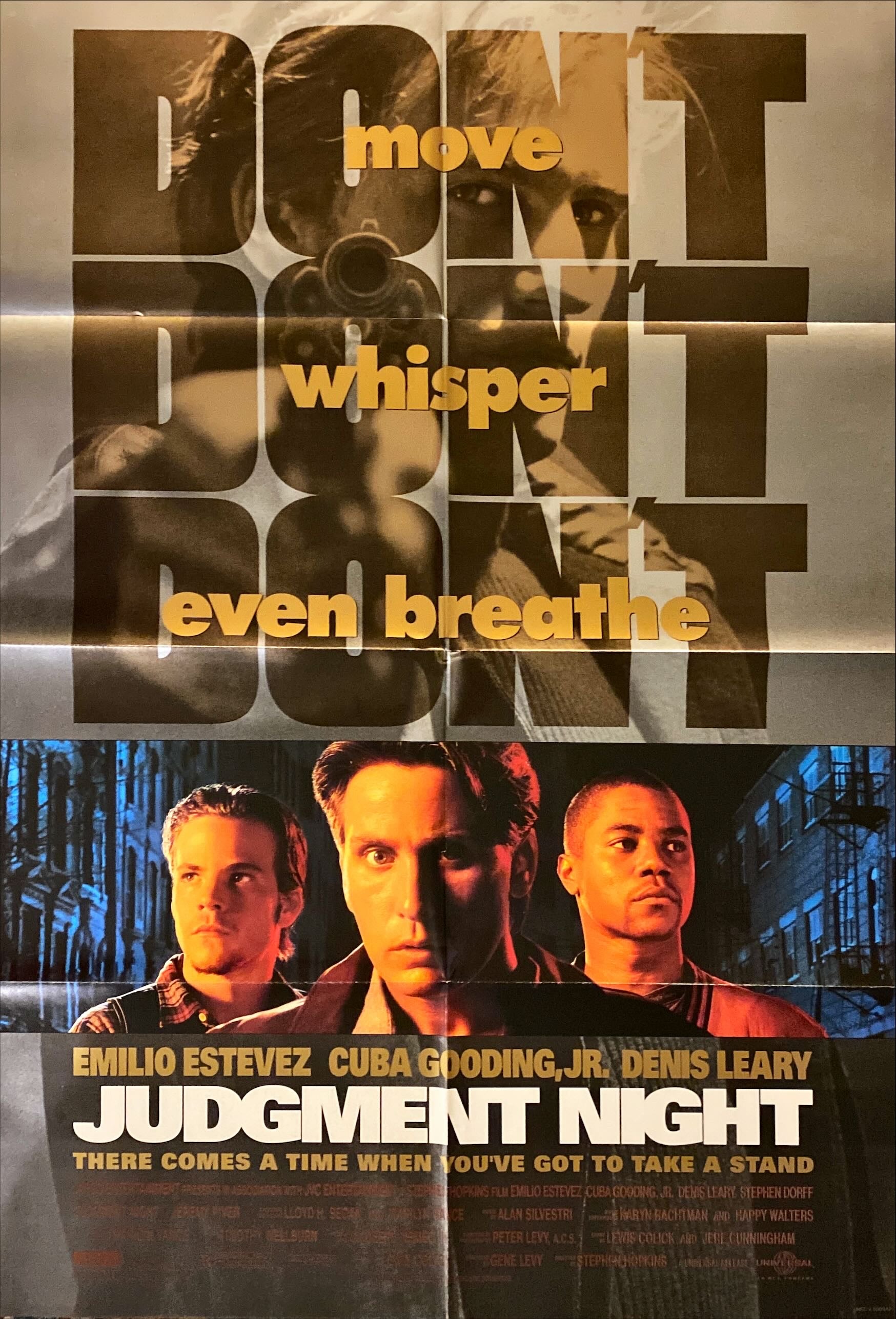 #2244 Judgment Night 1sh 1993 Emilio Estevez, Cuba Gooding Jr.