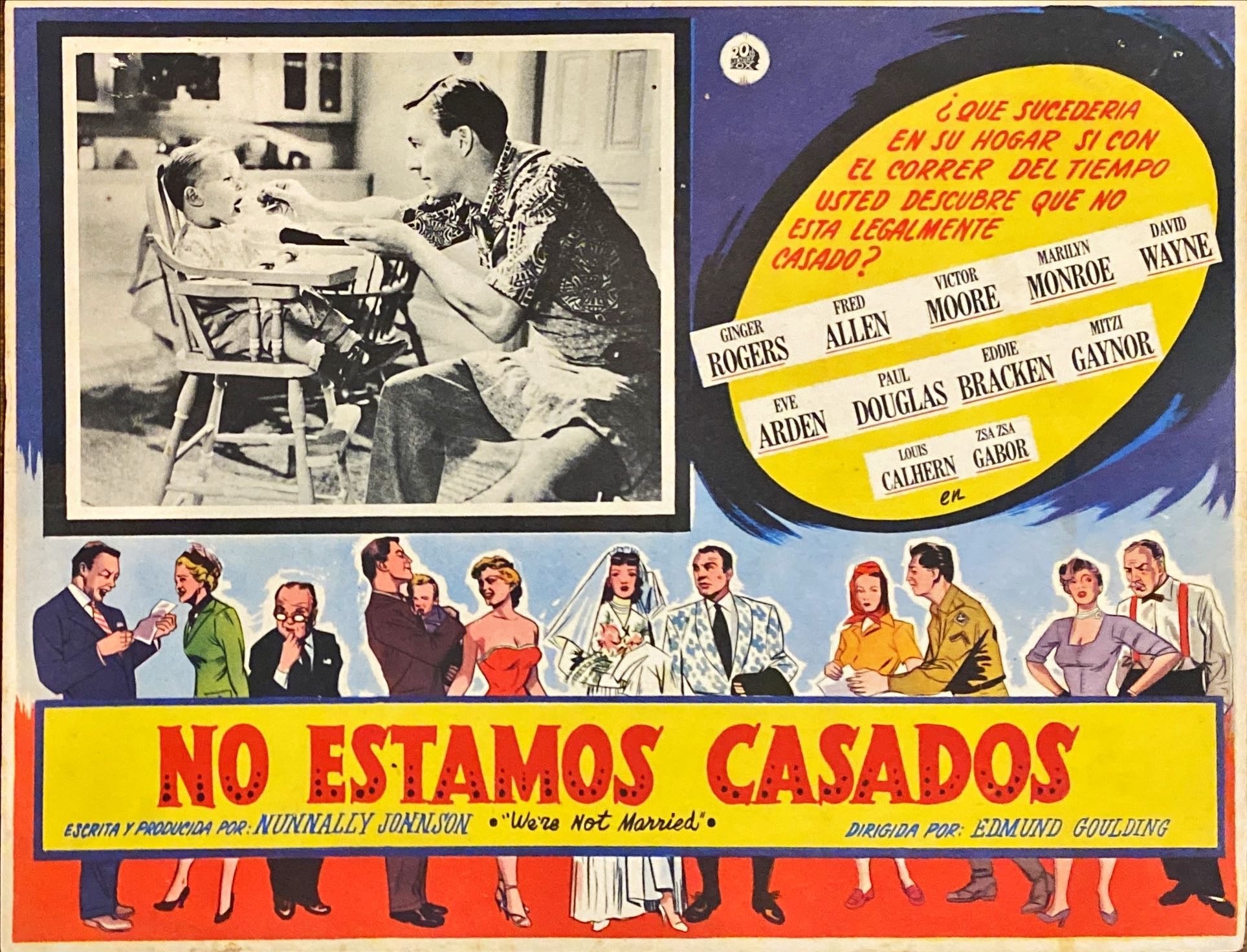 We're Not Married!, Mexican LC '52 -Marilyn Monroe