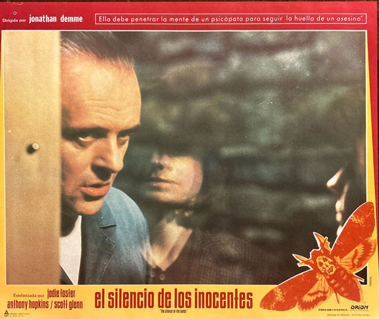 Silence of the Lambs (1991) 4 Original Mexican lobby Cards, Jodie Foster, Anthony Hopkins