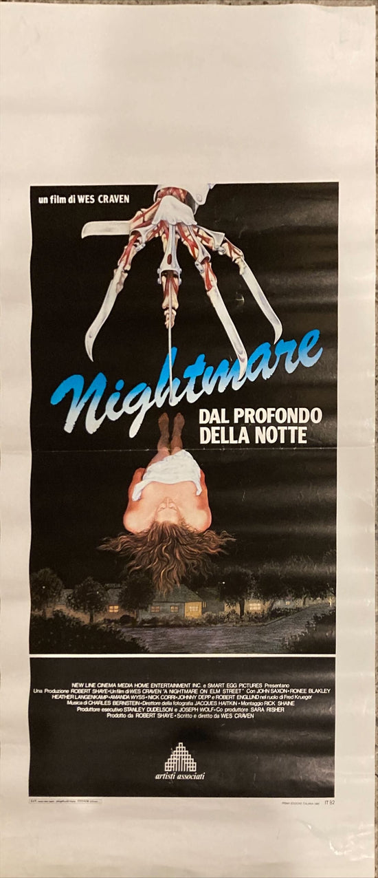 Nightmare on Elm Street (1985) Original Locandina Movie Poster ITA