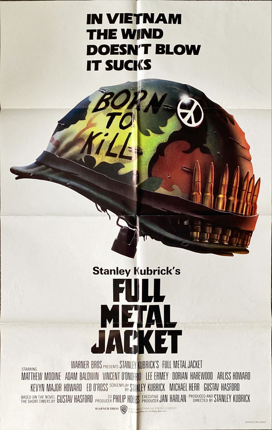 Full Metal Jacket (1987) One Sheet Movie Poster - Advance