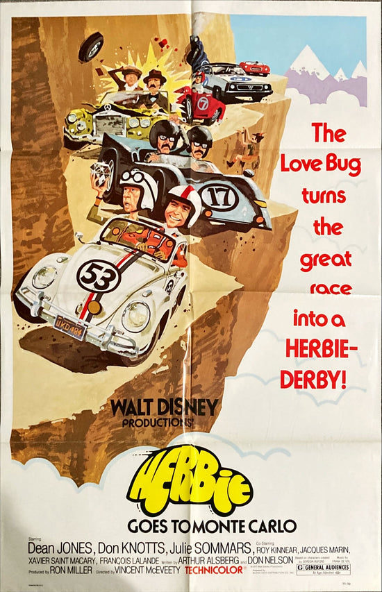 Herbie Goes to Monte Carlo,  1sh 1977 Disney